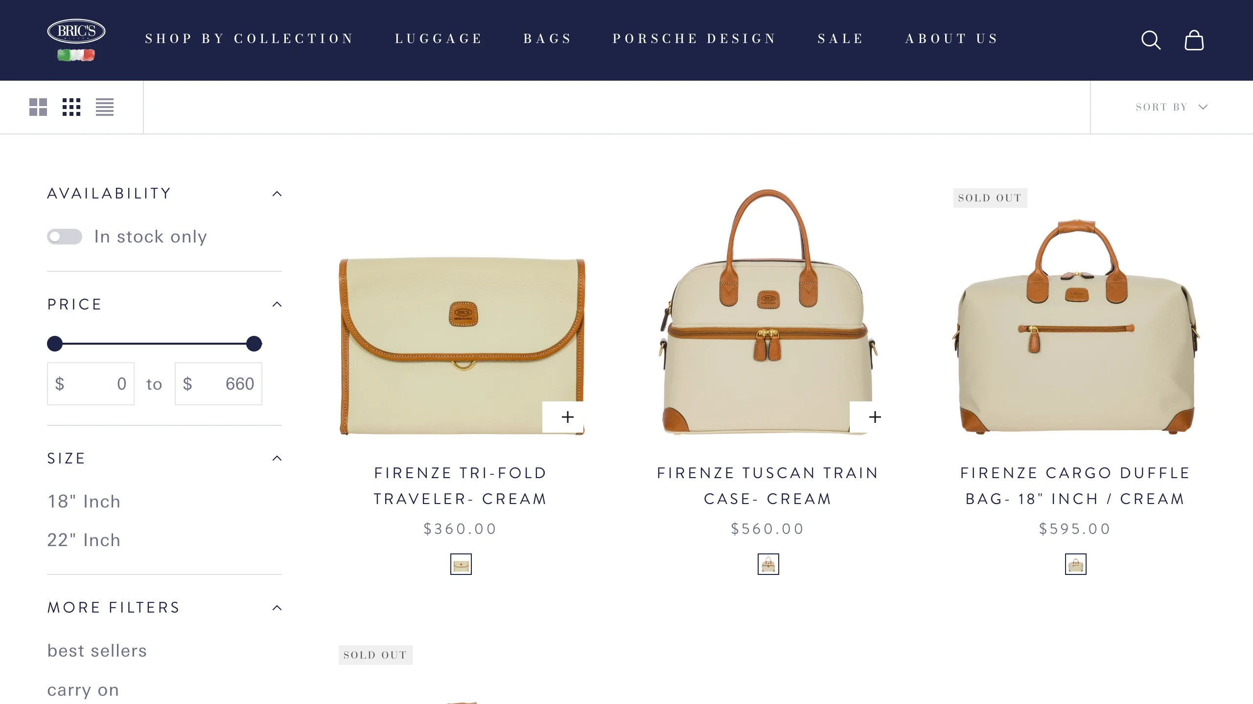 BRIC'S website image