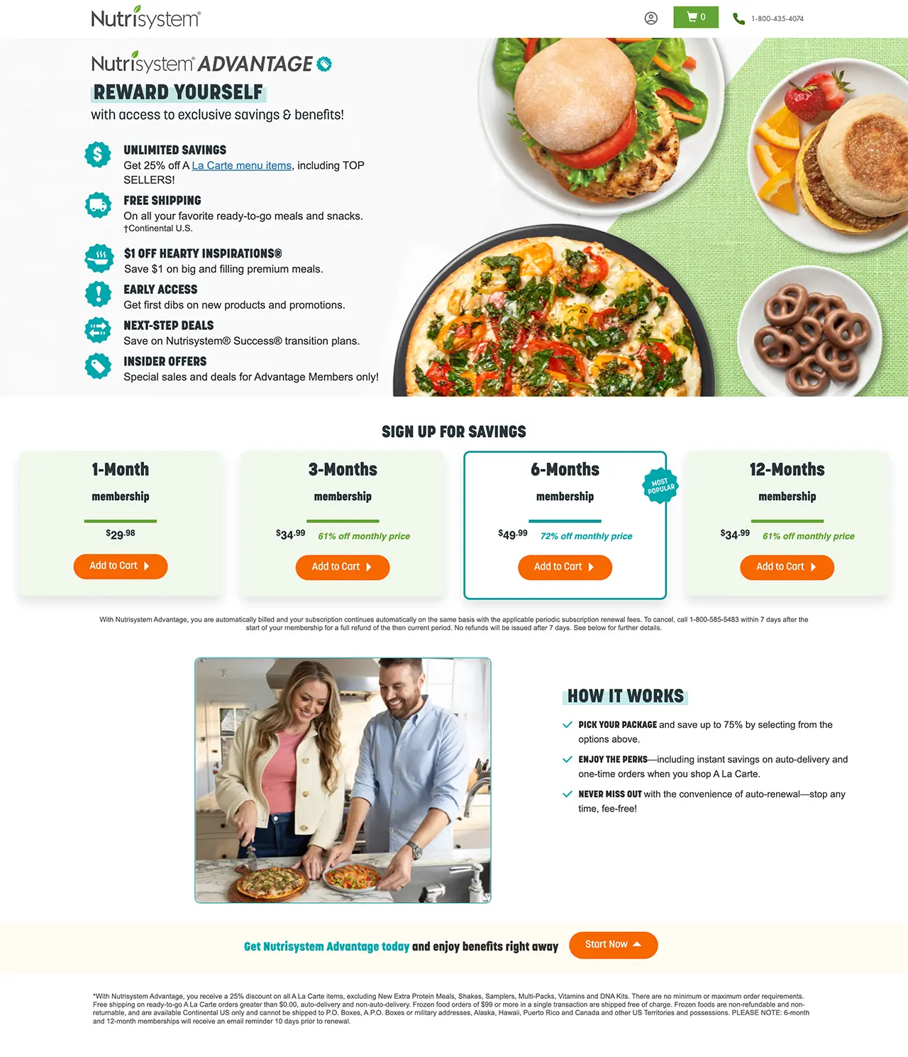 Nutrisystem website image