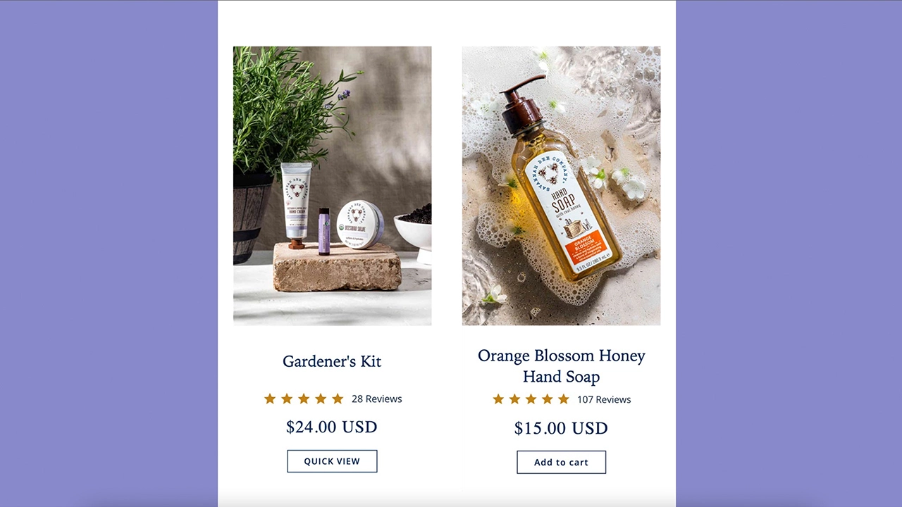 savannahbee beauty website images