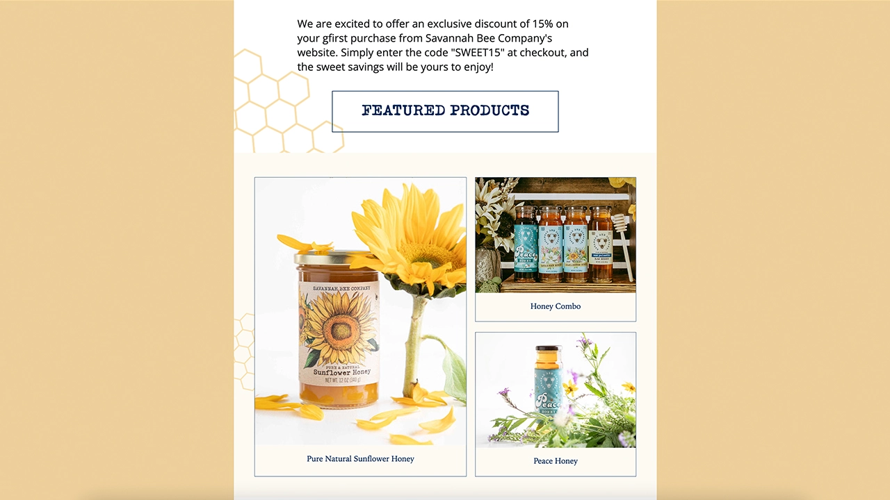 savannahbee product website images