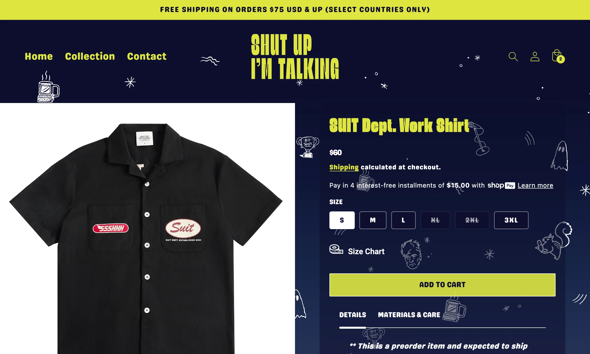 Shut Up I'm Talking Website image